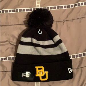 Baylor university Pom knit beanie